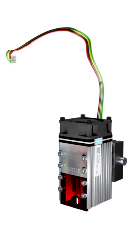 Lasereinheit ähnlich des Neje A40640 mit rückseitigem Schlitten zur Höhenverstellung